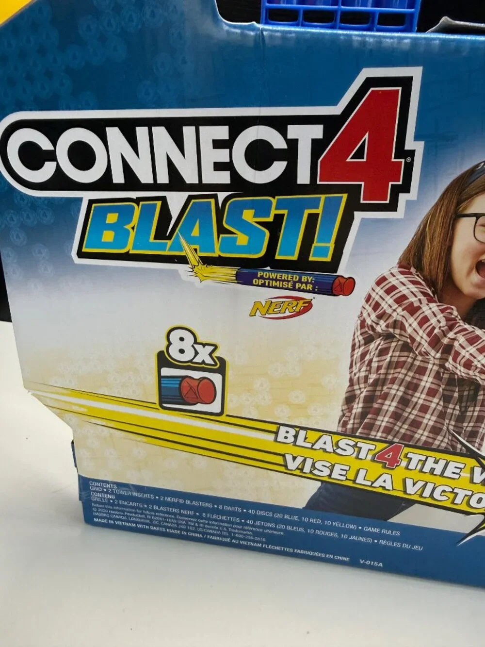 Hasbro Gaming Connect 4 Blast (Powered by Nerf) NIB